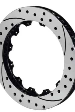 Wilwood Rotor GT Curved Vane Rotor Spec-37 Iron 72 CV 12 x 8.75 Left Hand Side - 160-14636-BK Money Back Guarantee