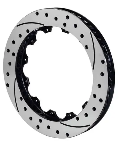 Wilwood Rotor GT Curved Vane Rotor Spec-37 Iron 72 CV 12 x 8.75 Left Hand Side - 160-14636-BK Money Back Guarantee