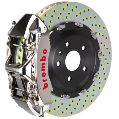 Brembo 05-13 Corvette Front GTR BBK 6 Piston Billet 365x34 2pc Rotor Drilled- Nickel - 1N1.8501AR Today Only