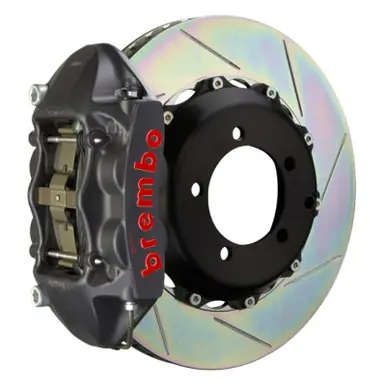 Big Sale Brembo 16+ Miata MX-5 (ND) Front GTS BBK 4 Piston Cast 328x28 2pc Rotor Slotted Type-1-Black HA - 1P2.6001AS