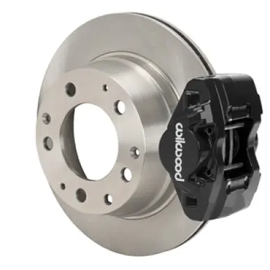 Wilwood 69-83 Porsche 911 D31 11.42in. Rear Brake Kit w/ Flex Lines - Black - 140-17655 Discount