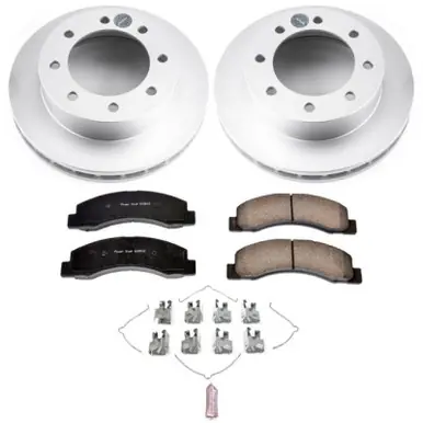 Special Discount Power Stop 1999 Ford F-250 Super Duty Front Z17 Evolution Geomet Coated Brake Kit - CRK1885