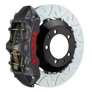 Affordable Brembo 01-02 Viper RT-10/GTS Front GTS BBK 6 Piston Cast 355x32 2pc Rotor Slotted Type-3-Black HA - 1M3.8018AS