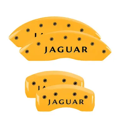 MGP 4 Caliper Covers Engraved Front & Rear Acura Yellow finish black ch - 39019SACUYL Time-Limited