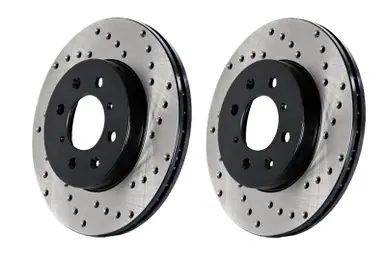 Centric Drilled OE Design Brake Rotor - 128.37043 High Quality