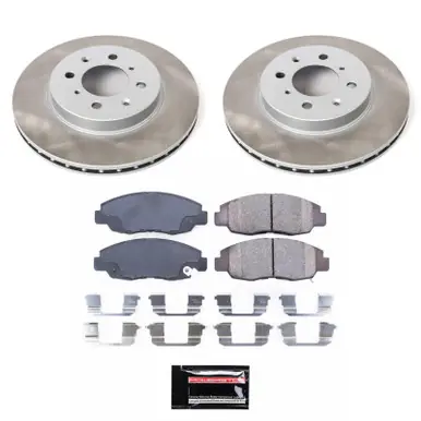 Fresh Stock Power Stop 10-14 Honda Insight Front Semi-Coated Rotor Kit - SC690