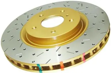 Flash Sale DBA 18-20 Toyota Camry (w/Electronic Parking brake) Rear 4000 Series Drilled & Slotted Rotor - DBA42765XS