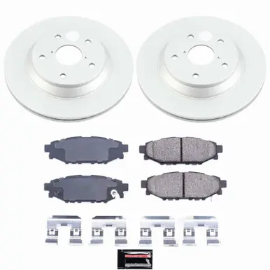 Big Sale Power Stop 2024 Subaru Impreza Rear Z17 Coated Brake Kit - CRK9304