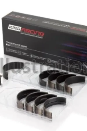 Money Back Guarantee King Engine Bearings Chrysler 426CI / 440CI V8 OHV Coated Performance Main Bearing Set
