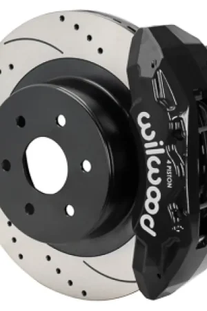 Buy Online Wilwood 99-18 Chevy Silverado/GMC Sierra 16x1.25 Drilled & Slotted Rotor TX4R 4 Piston Rear Brake Ki