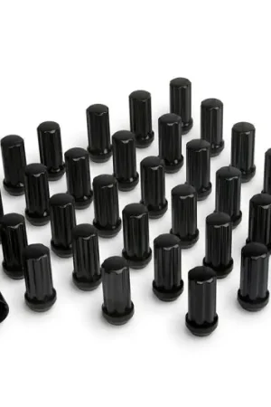 ICON Alloys Lug Nut Kit Black - 14x1.5 - 32 Lug Nuts w/ Key Premium